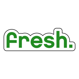 Fresh Sticker (Green)